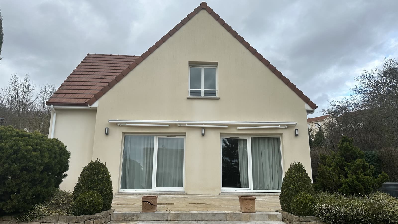 Façade avec hydrofuge, Dommartemont (54) — après intervention